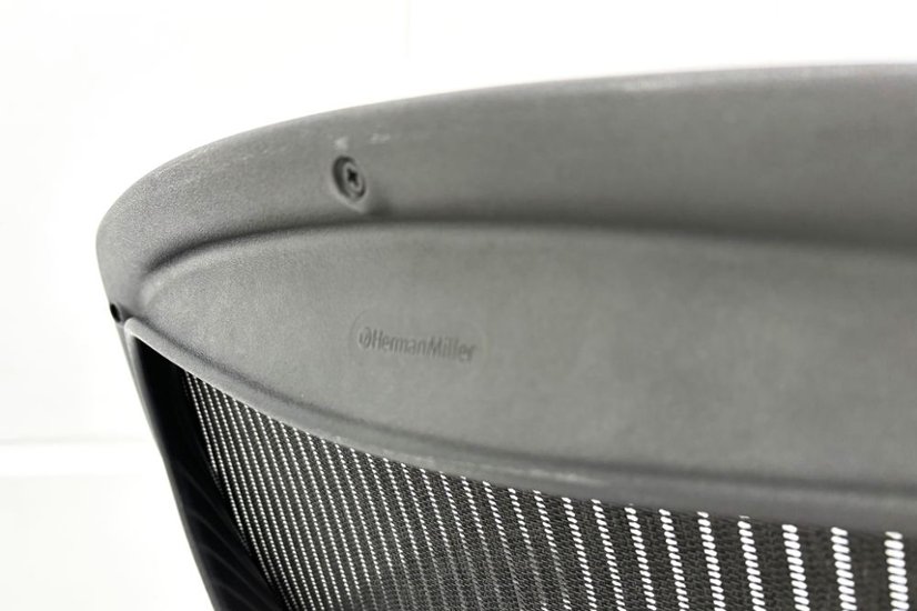 Herman Miller Aeron Chairs アーロンチェア 中古 Bサイズ フル装備 ハーマンミラー 中古オフィス家具 肘ダイヤル シリンダー交換済み画像