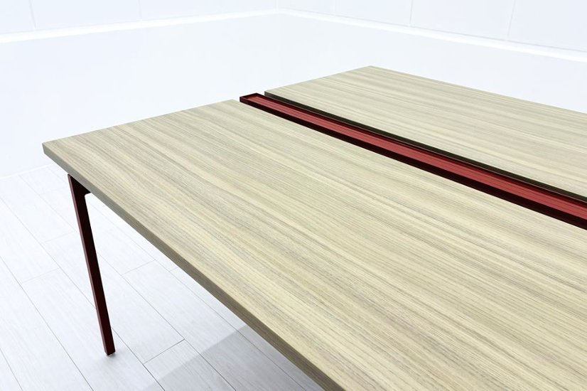 ノール アンテナ ビッグテーブル 中古 Knoll Antenna フリーアドレスデスク 中古オフィス家具 2140/1435/725画像