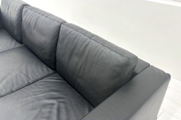 ウォルター・ノル フォスター ノール Knoll 3人掛けソファー 中古 中古オフィス家具 本革 レザー 2160/880/780画像