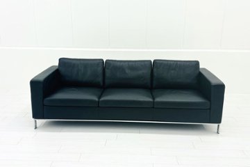 ウォルター・ノル フォスター ノール Knoll 3人掛けソファー 中古 中古オフィス家具 本革 レザー 2160/880/780画像