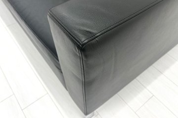 ウォルター・ノル フォスター ノール Knoll 3人掛けソファー 中古 中古オフィス家具 本革 レザー 2160/880/780画像