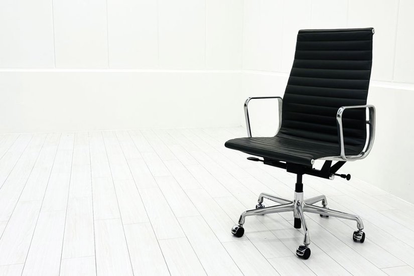 【ポリッシュ脚ピカピカ磨き有！】 イームズ アルミナムグループチェア 2018年製 中古 エグゼクティブチェア チャールズ&レイ・イームズ ハーマンミラー Herman Miller 4228画像