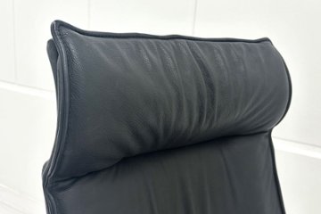  Wilkhahn Modus ウィルクハーン モダスチェア 中古 エグゼクティブチェア マネジメントチェア ブラック 中古オフィス家具 本革張り レザー画像