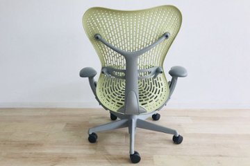 ミラチェア 中古 ハーマンミラー Herman Miller シトロン Mirra Chair メッシュ 中古オフィス家具画像