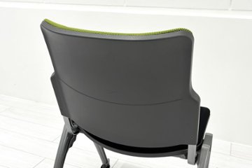 【4脚セット】 ウチダ ミーティングチェア 中古オフィスチェア パイプ椅子 内田洋行 スタッキングチェア 中古オフィス家具 MX-52画像