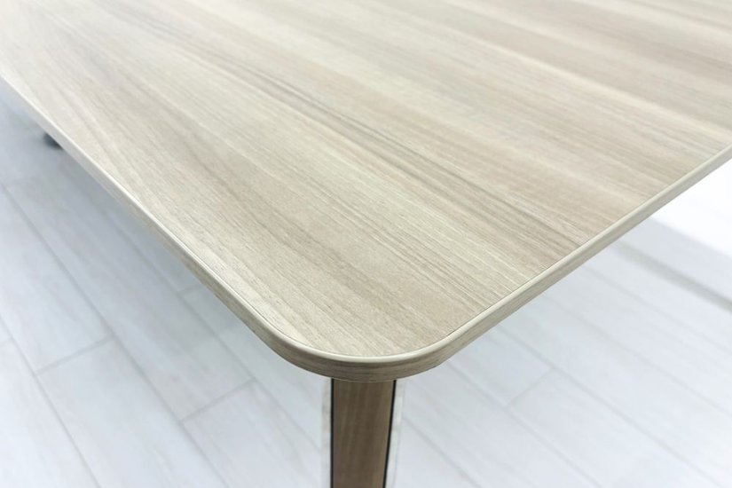 【ポリッシュ脚ピカピカ磨き有！】 PRECEDE オカムラ プリシード 中古 大型会議テーブル ミーティングテーブル 中古オフィス家具 3200/1200/720画像