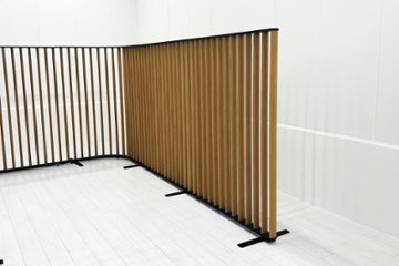 コクヨ ストライプル 中古 【5枚セット】 パーテーション ルーバースクリーン 間仕切り ウッドタイプ stripel画像