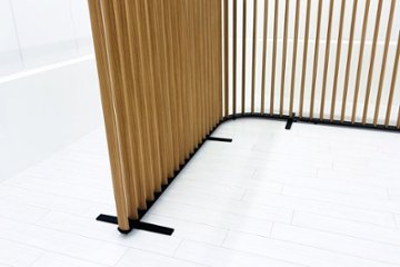 コクヨ ストライプル 中古 【5枚セット】 パーテーション ルーバースクリーン 間仕切り ウッドタイプ stripel画像