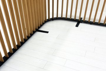 コクヨ ストライプル 中古 【5枚セット】 パーテーション ルーバースクリーン 間仕切り ウッドタイプ stripel画像