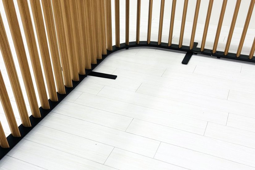 コクヨ ストライプル 中古 【5枚セット】 パーテーション ルーバースクリーン 間仕切り ウッドタイプ stripel画像