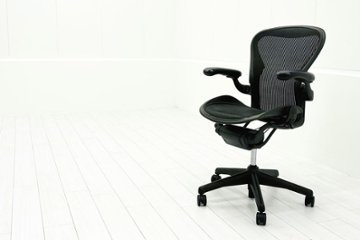 Herman Miller Aeron Chairs アーロンチェア 中古 Bサイズ フル装備 ハーマンミラー 中古オフィス家具 肘ダイヤル シリンダー交換済みの画像