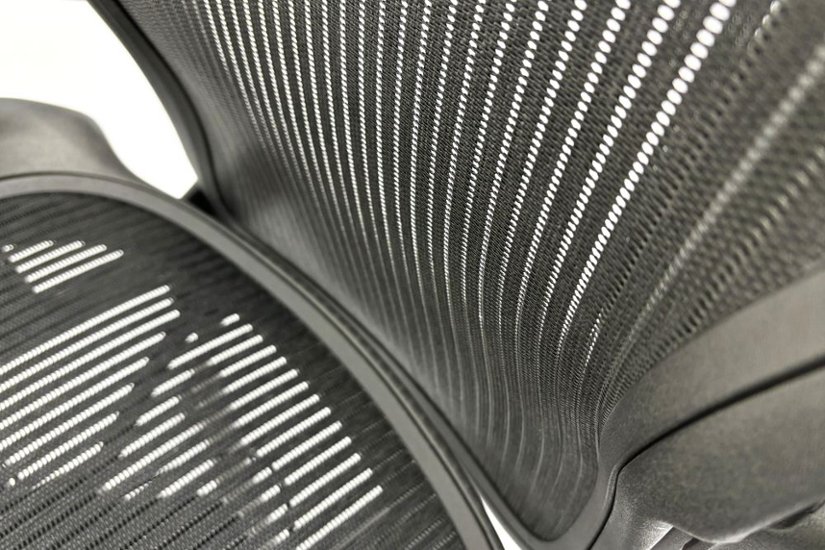 Herman Miller Aeron Chairs アーロンチェア 中古 Bサイズ フル装備 ハーマンミラー 中古オフィス家具 肘ダイヤル シリンダー交換済み画像