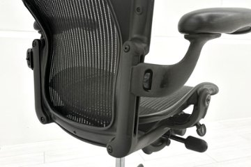 Herman Miller Aeron Chairs アーロンチェア 中古 Bサイズ フル装備 ハーマンミラー 中古オフィス家具 肘ダイヤル シリンダー交換済み画像