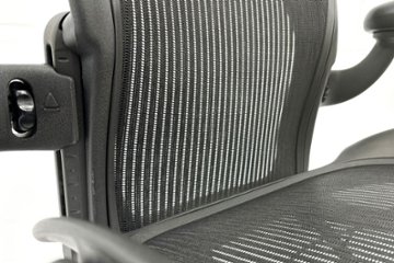 Herman Miller Aeron Chairs アーロンチェア 中古 Bサイズ フル装備 ハーマンミラー 中古オフィス家具 肘ダイヤル シリンダー交換済み画像