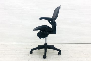 アーロンチェア 中古 Bサイズ フル装備 ハーマンミラー Herman Miller Aeron Chairs 中古オフィス家具 肘レバー シリンダー交換済み画像
