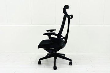 イトーキ アクトチェア 2023年製 中古 エクストラハイバック Act 事務椅子 ITOKI 中古オフィス家具 ブラック画像