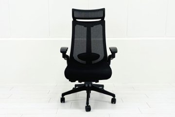 イトーキ アクトチェア 2023年製 中古 エクストラハイバック Act 事務椅子 ITOKI 中古オフィス家具 ブラック画像