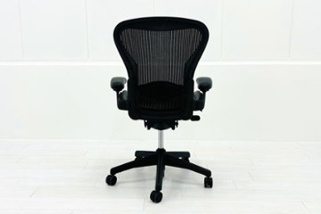 Aeron Chairs アーロンチェア 中古 Bサイズ フル装備 ハーマンミラー Herman Miller 中古オフィス家具 ランバーサポート 肘ダイヤル シリンダー交換済み画像
