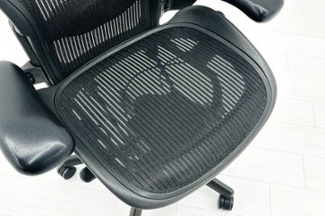 Aeron Chairs アーロンチェア 中古 Bサイズ フル装備 ハーマンミラー Herman Miller 中古オフィス家具 ランバーサポート 肘ダイヤル シリンダー交換済み画像