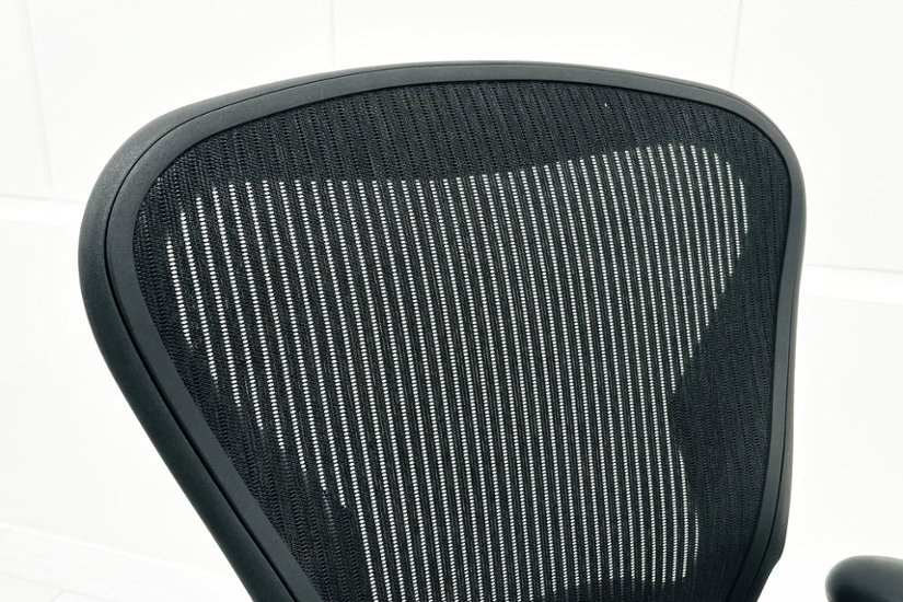 【消耗パーツ交換】 Aeron Chairs アーロンチェア 中古 Bサイズ フル装備 ハーマンミラー Herman Miller 中古オフィス家具 ランバーサポート 肘ダイヤル画像