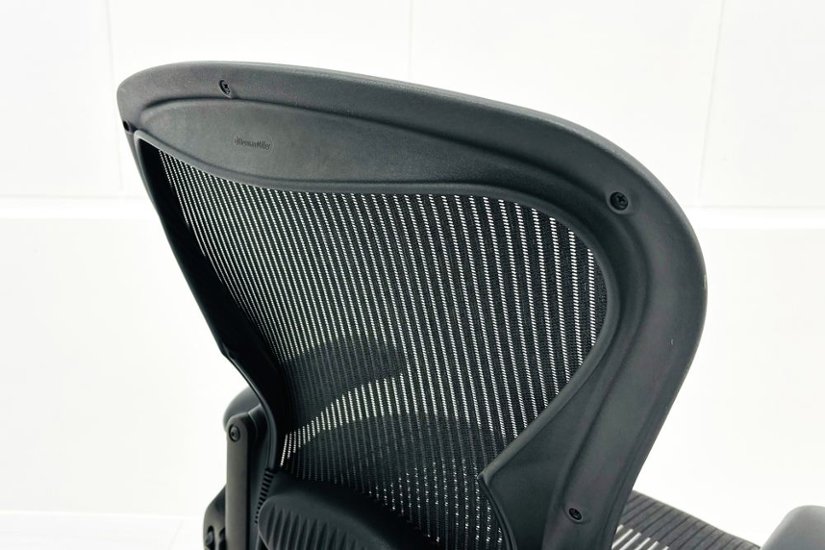 【消耗パーツ交換】 Aeron Chairs アーロンチェア 中古 Bサイズ フル装備 ハーマンミラー Herman Miller 中古オフィス家具 ランバーサポート 肘ダイヤル画像