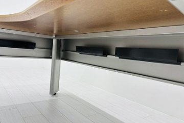 イトーキ 中古 L型デスク L字デスク 角テーブル L型机 L字机 中古オフィス家具 1600/1200/720 左ラウンド画像