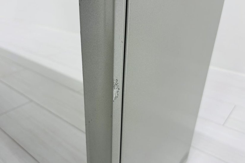 イトーキ 中古 L型デスク L字デスク 角テーブル L型机 L字机 中古オフィス家具 1600/1200/720 左ラウンド画像