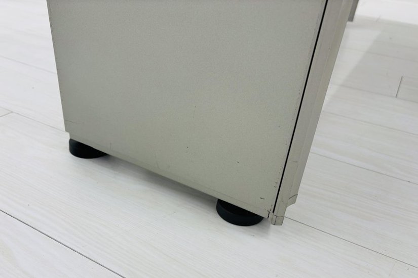イトーキ 中古 L型デスク L字デスク 角テーブル L型机 L字机 中古オフィス家具 1600/1200/720 左ラウンド画像