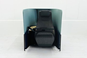 コクヨ ソロワークブース ドップ スタンダード 中古 dop 1人用ソファ 中古オフィス家具 カプセルソファー 1170/1350/1300画像
