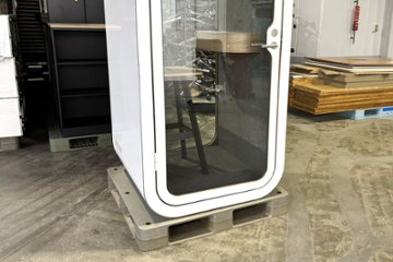 フラメリー 遮音ブース Framery 中古 フルクローズ型ワークブース 個室防音ブース フォンブース 中古オフィス家具 1000/1000/2210画像