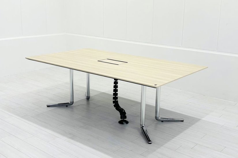 オカムラ ラティオ3 中古 RATIO ミーティングテーブル ワークテーブル 中古オフィス家具 2100/1200/720画像