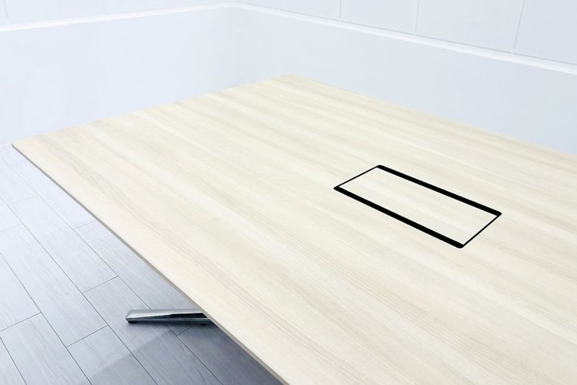オカムラ ラティオ3 中古 RATIO ミーティングテーブル ワークテーブル 中古オフィス家具 2100/1200/720画像