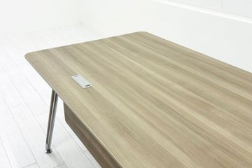 オカムラ プリシード マネージメントデスク エグゼクティブデスク 中古 中古オフィス家具 木目天板 1800/900/720画像