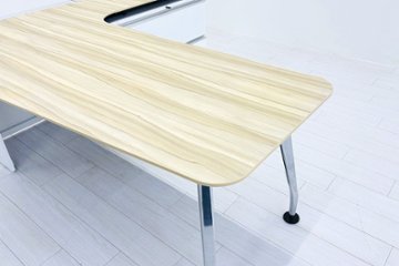 コクヨ サイビ L型デスク 中古 エグゼクティブデスク マネージメントデスク 中古オフィス家具 2000/2000/720画像