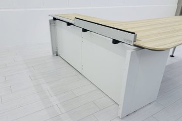 コクヨ サイビ L型デスク 中古 エグゼクティブデスク マネージメントデスク 中古オフィス家具 2000/2000/720画像