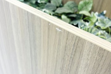 イトーキ プラントボックス ハイタイプ 造花付き 中古 フェイクグリーン 間地切り 中古オフィス家具 フラワースタンド 1200/300/900画像