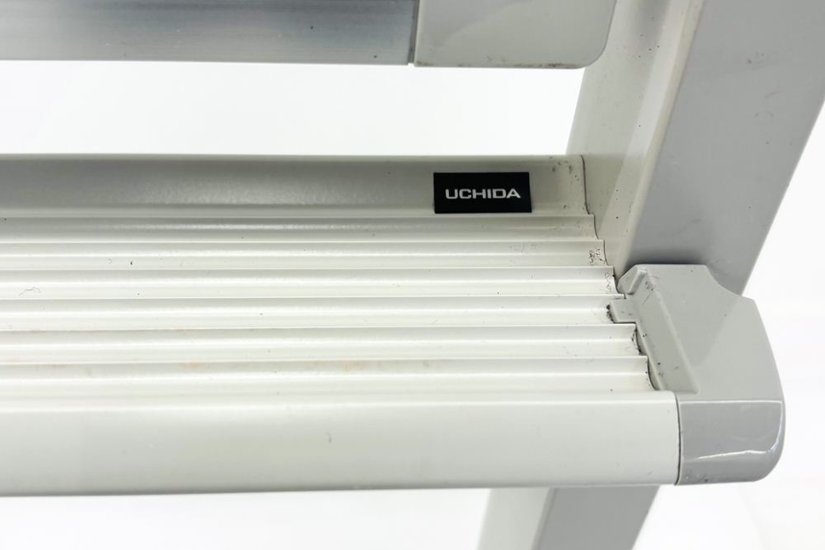 ウチダ ホワイトボード 黒板 キャスター付 両面タイプ 中古オフィス家具 1800/900画像