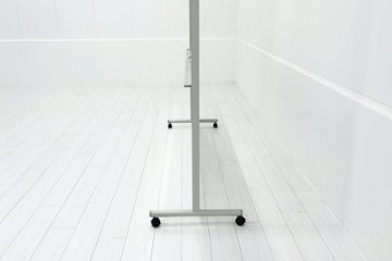 ウチダ ホワイトボード 黒板 キャスター付 両面タイプ 中古オフィス家具 1800/900画像