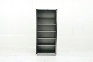 【車上渡し 法人様限定商品】 オカムラ レクトライン 両開き書庫 中古 キャビネット スチール書庫 中古オフィス家具 ネオウッドダーク シリンダー錠 900/450/2150画像