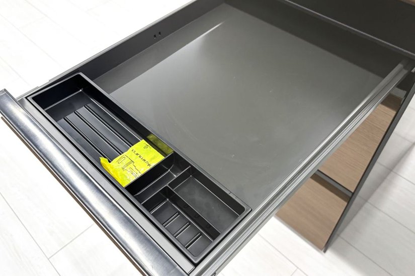 オカムラ 中古 L型デスク プロステージ クレスト 中古デスク 中古机 中古オフィス家具 2200/1600/720画像