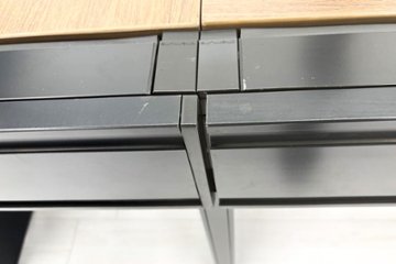 オカムラ 中古 L型デスク プロステージ クレスト 中古デスク 中古机 中古オフィス家具 2200/1600/720画像