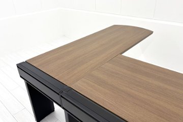 オカムラ 中古 L型デスク プロステージ クレスト 中古デスク 中古机 中古オフィス家具 2200/1600/720画像