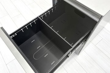 【3段ワゴンセット】 オカムラ 中古 平机 プロステージクレスト 中古デスク 中古机 中古オフィス家具 1600/700/720画像