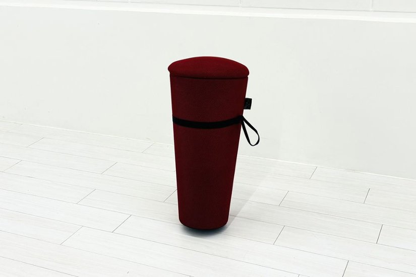 ウィルクハーン スタンドアップ Wilkhahn Stand-up ミーティングチェア 多目的チェア スツール 中古オフィス家具 レッド画像