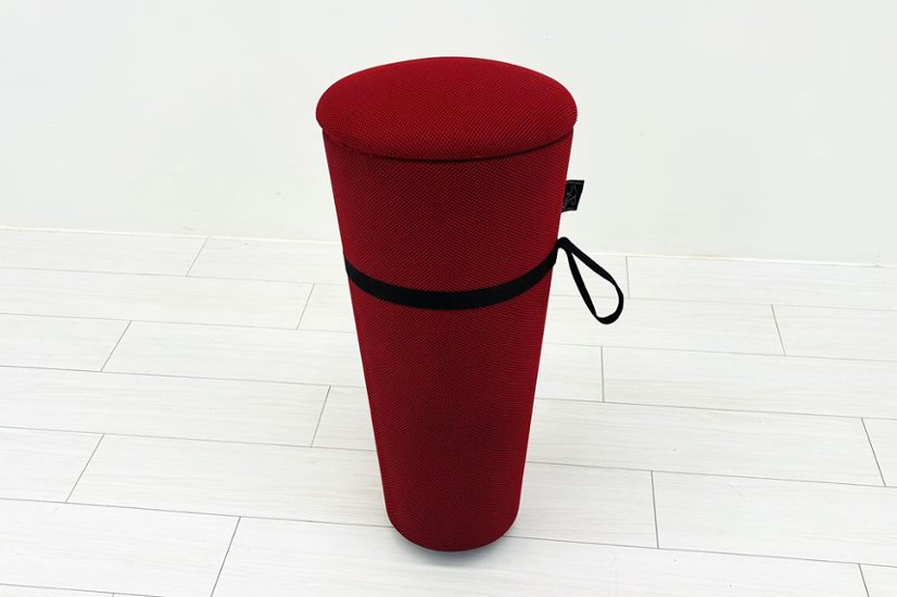 ウィルクハーン スタンドアップ Wilkhahn Stand-up ミーティングチェア 多目的チェア スツール 中古オフィス家具 レッド画像