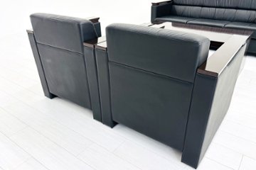 イトーキ 【4点セット】 応接セット 応接家具 中古 応接ソファ 応接ソファー 中古オフィス家具画像