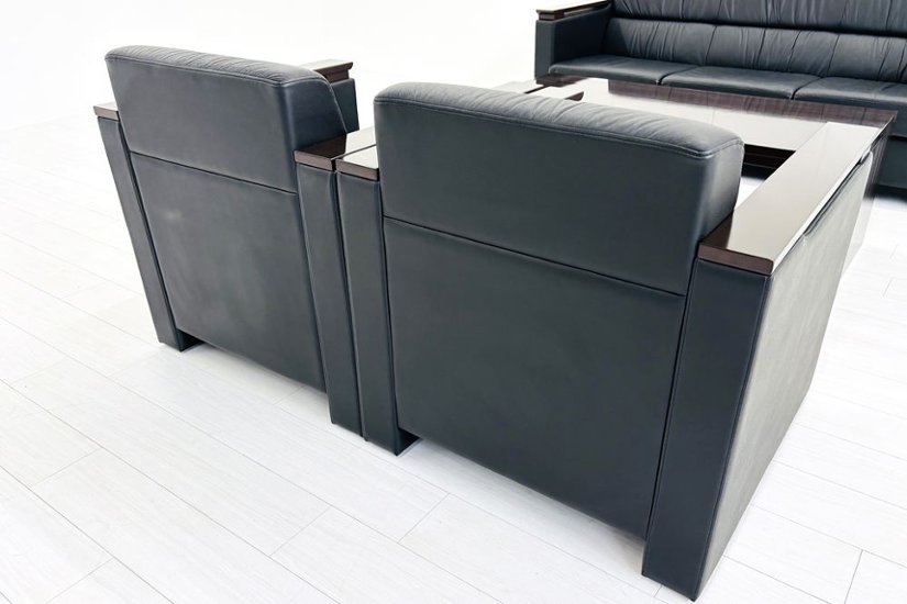 イトーキ 【4点セット】 応接セット 応接家具 中古 応接ソファ 応接ソファー 中古オフィス家具画像