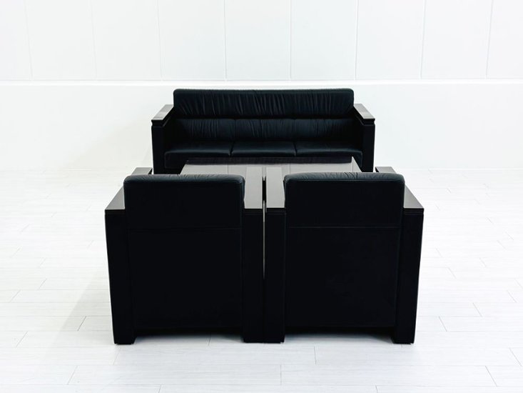イトーキ 【4点セット】 応接セット 応接家具 中古 応接ソファ 応接ソファー 中古オフィス家具画像