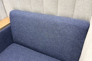 コクヨ ワークブース 中古 インターバル 2.5サイドタイプ パーテーション ラウンジソファ 1人用ソファ 中古オフィス家具 カプセルソファー画像