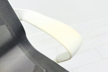 Herman Miller Setu Chair ハーマンミラー セトゥーチェア 中古 マルチパーパスチェア 肘付 ５本脚タイプ リボンアーム グレー画像